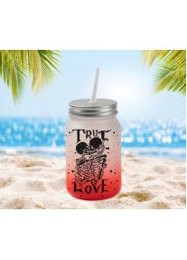 Стъклена чаша буркан The Lovers